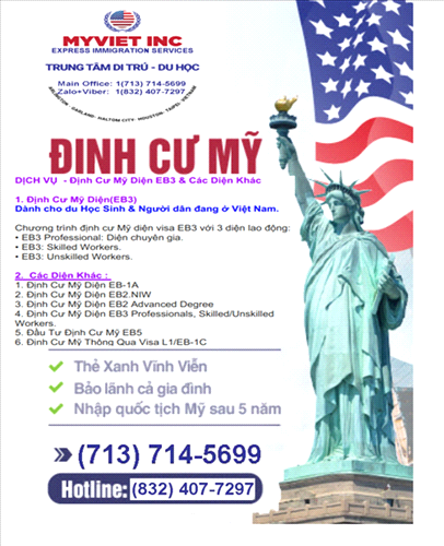 Cơ hội Định cư và Làm việc tại Mỹ cho người Việt  ^(99)